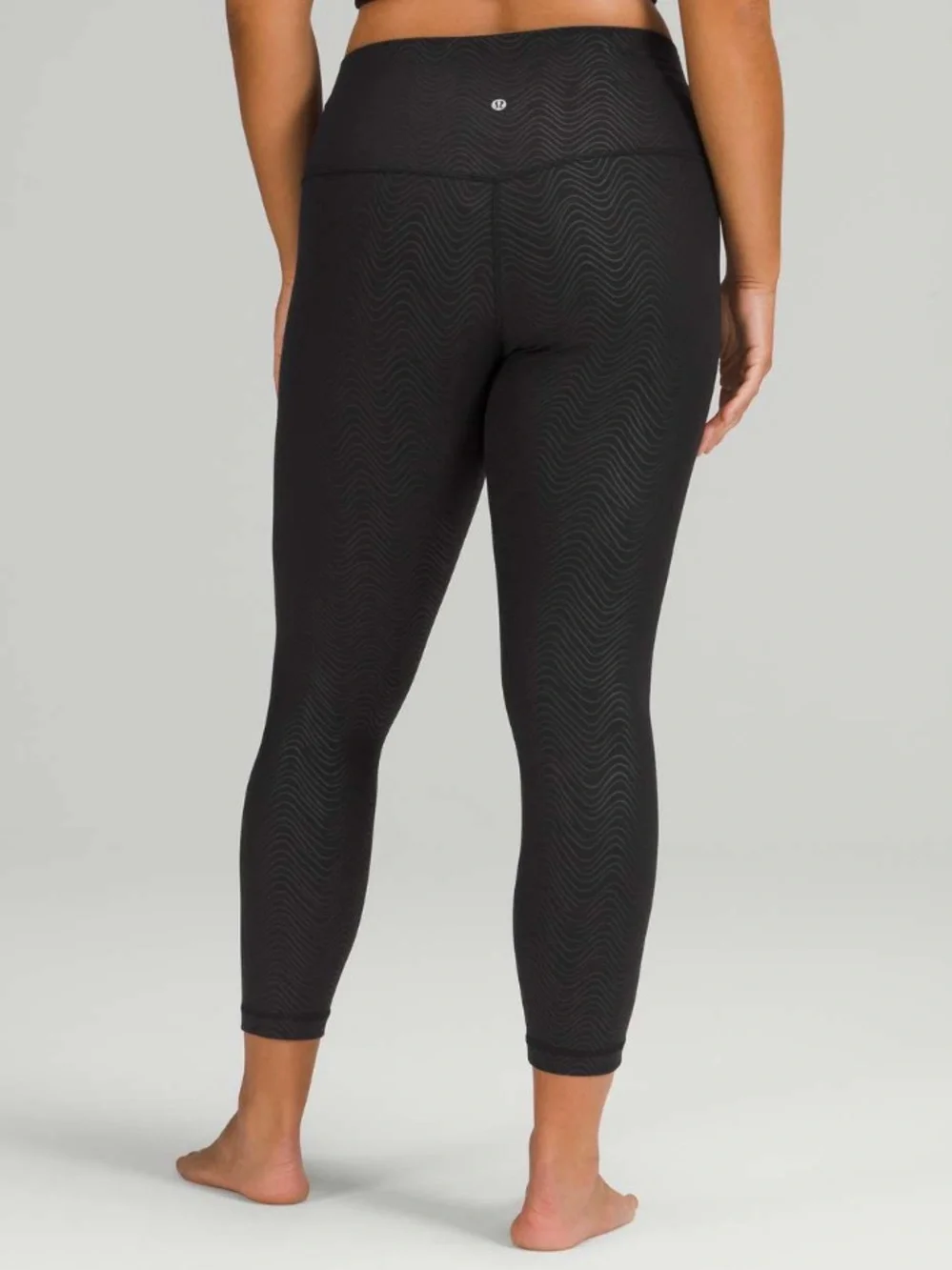 lululemon athletica Align High-Rise Leggings - Aqueous Emboss Black